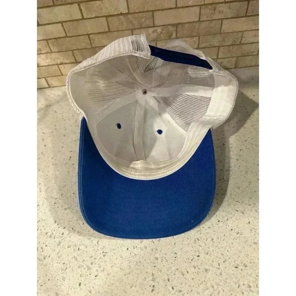 PFG American Flag Meshback SnapBack Hat Cap Fish Blue White‎ #30 - Picture 5 of 5